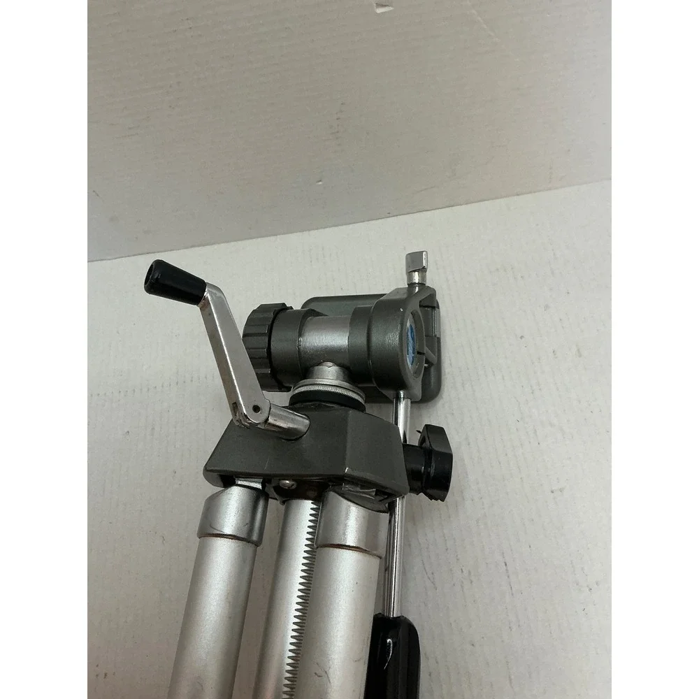 Hollywood Vintage Acme-Lite Tripod Aluminum Adjustable Camera Stand Silver Y2K